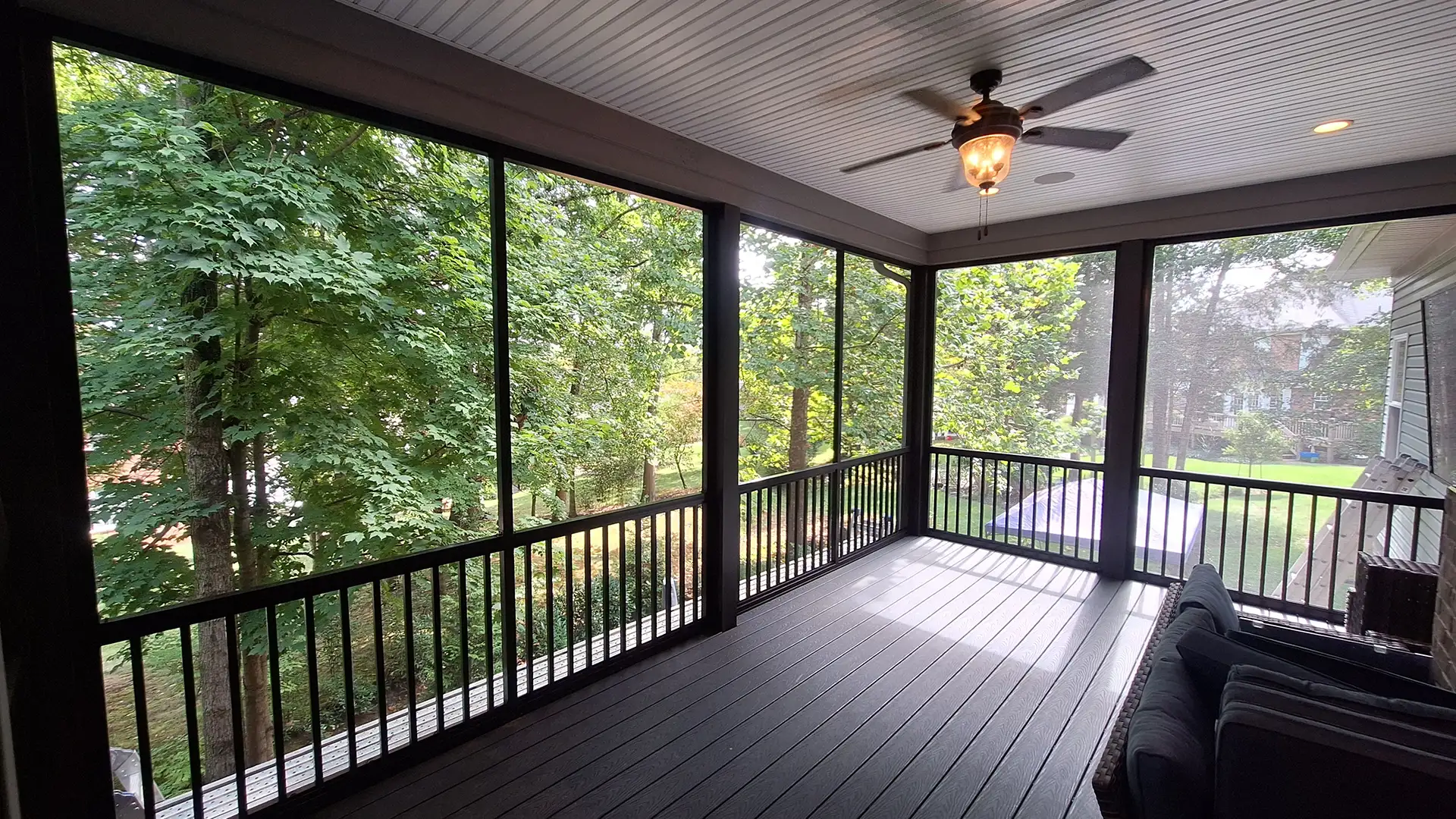 2d67f8af-710c-498e-9217-f40d339d47a5 new screened patio installation by Enterprise Home Solutions