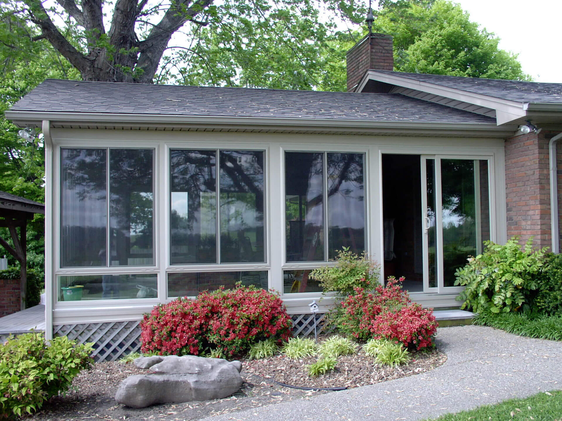 home entry door sunroom