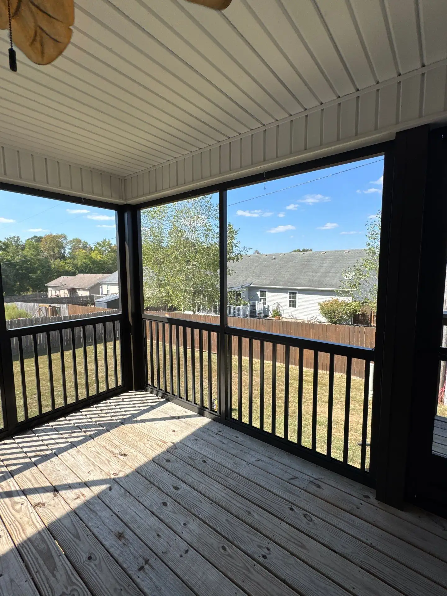 screenroom8 new screened patio installation by Enterprise Home Solutions